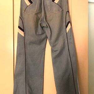 VINTAGE French Star Jeans with embroidered elements